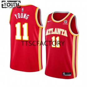 Dres Atlanta Hawks Trae Young 11 Nike 2022-23 Icon Edition Crvena Swingman - Dječji